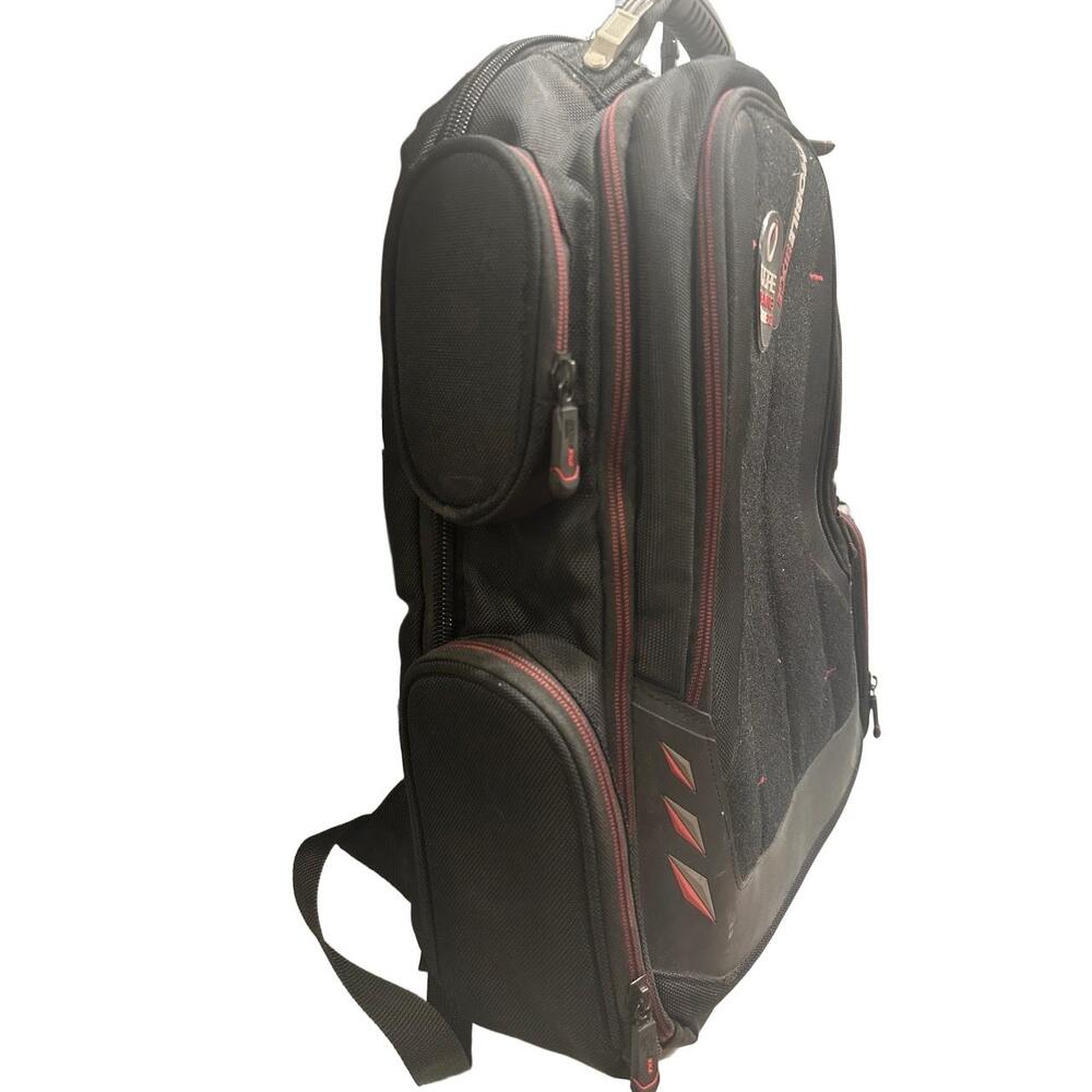 Mobile Edge Backpack Size Black Red Gaming Laptop Computer Multiple Compartments - Picture 10 of 10